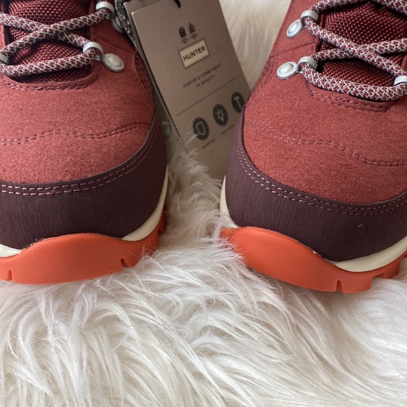 OFFER 🎁 Hunter Explorer Mid Lace Boot Women’s 7 - Picture 5 of 13